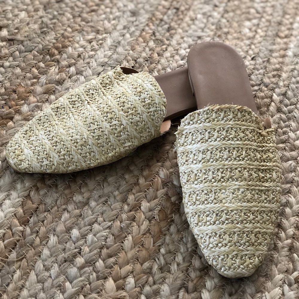 Rattan Mules- Size 42